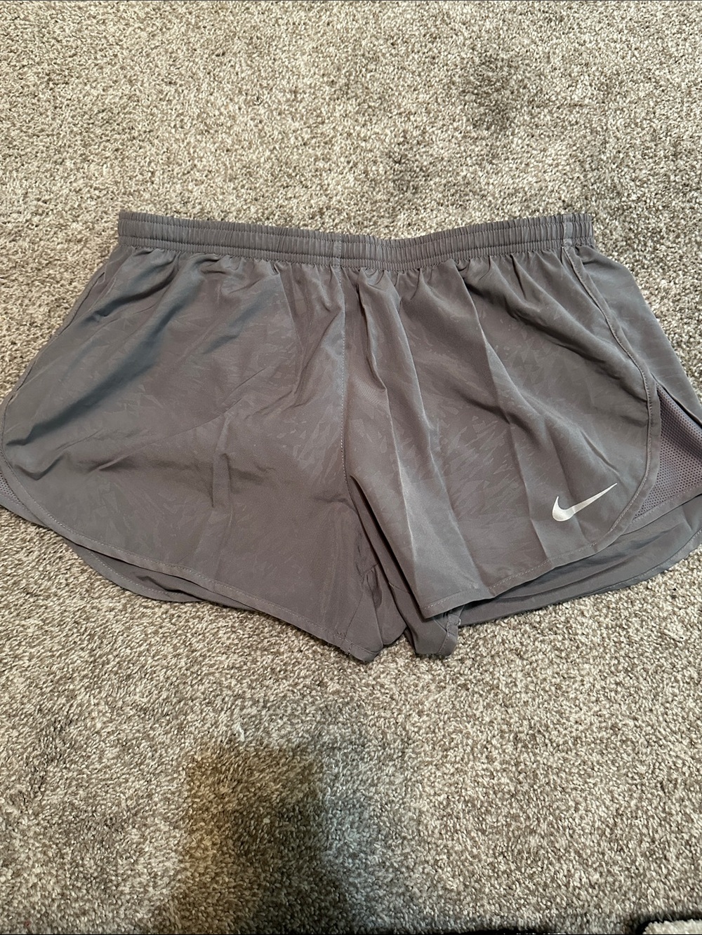 Nike Women's Charcoal Athletic Running Shorts